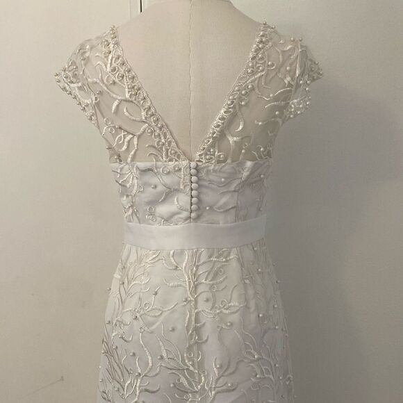 ModCloth Romantic Revelries Maxi Dress in White Size Small - Picture 9 of 15